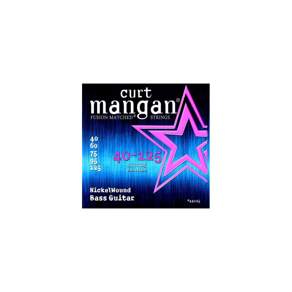 CURT MANGAN 40-125 Nickel Wound Light 5-Str
