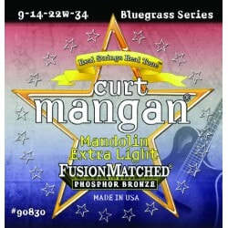 CURT MANGAN Mandolin Extra Light Set