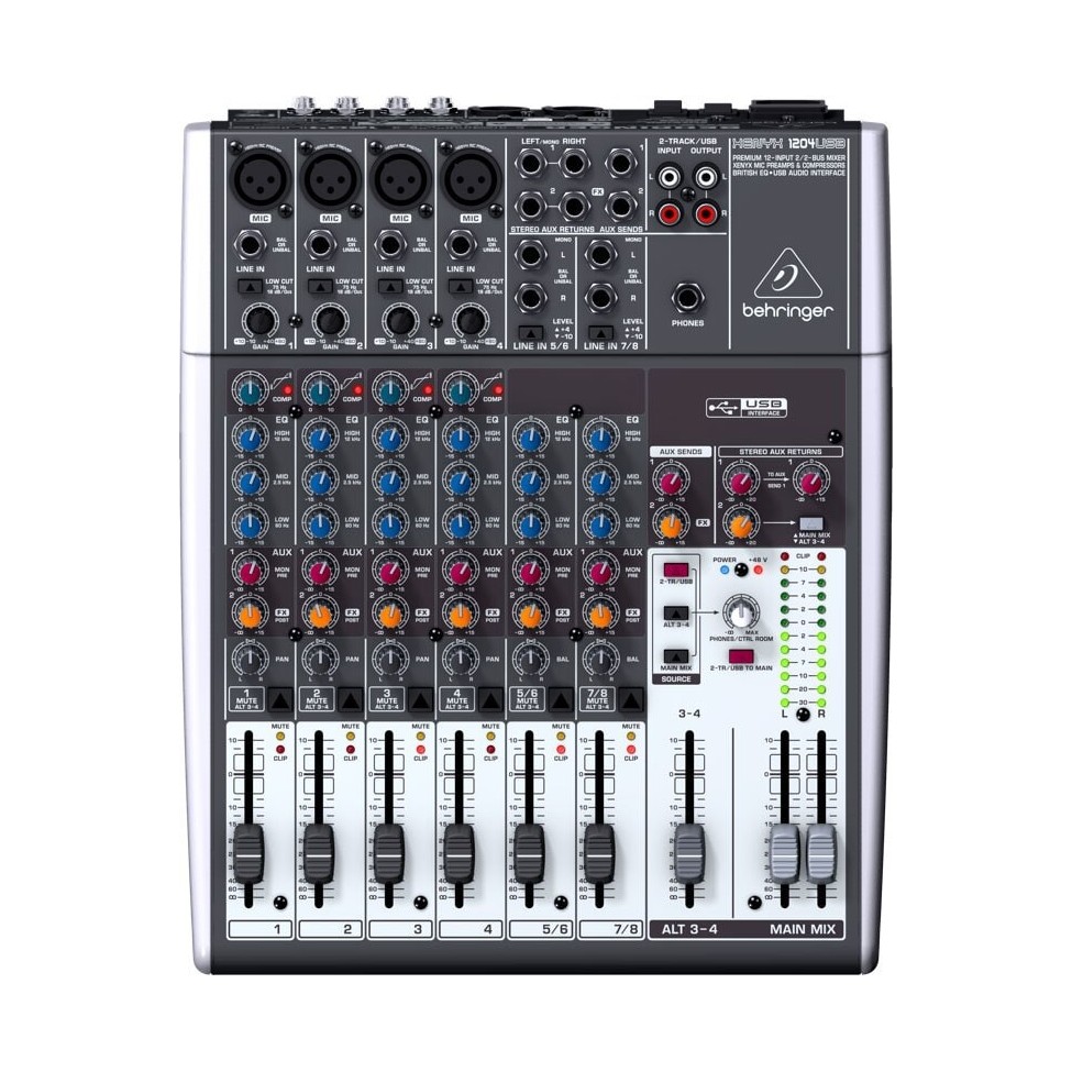 Behringer XENYX X1204USB ミキサー mikser-audio-xenyx-x1204usb-