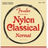 FENDER 130 NYLON CLR/SLVR BALL END STRUNY GITARA KLASYCZNA