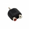REDS MUSIC R09 redukcja wtyku 2 x Gniazdo RCA / Jack Stereo 3,5mm