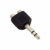 REDS MUSIC R10 redukcja wtyku 2 x Gniazdo RCA / Jack Stereo 6,3mm