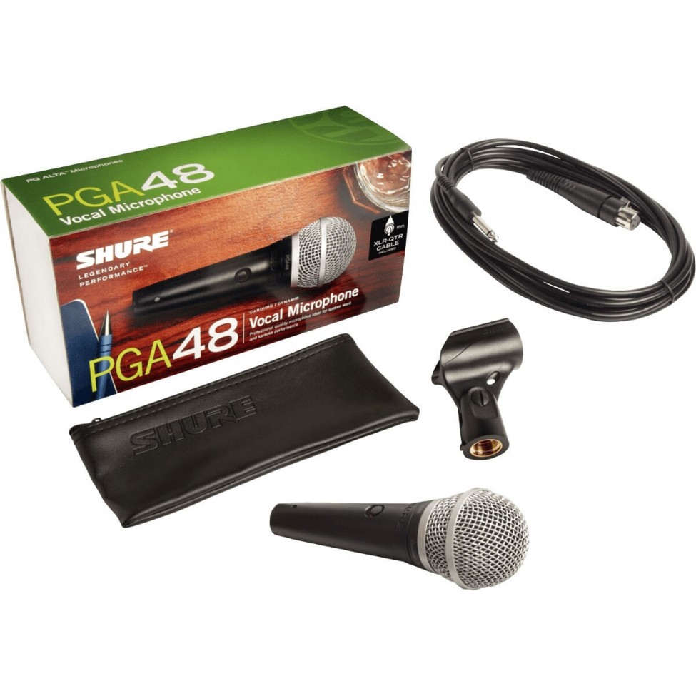 SHURE PGA48 mikrofon dynamiczny