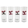 FENDER SHOT GLASSES S/4 4 BANNER HEAD