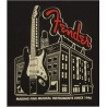 FENDER AMP BUILDING T-SHIRT COAL S