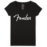 FENDER SPAGHETTI LADY T-SHIRT BLK M