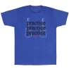 FENDER PRACTICE T-SHIRT HEATHERED BL S