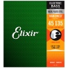 ELIXIR BEL 45-135 14207 - STRUNY DO GITARY BASOWEJ