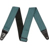 FENDER HOUNDSTOOTH JACQUARD STRAP TEAL PASEK GITAROWY