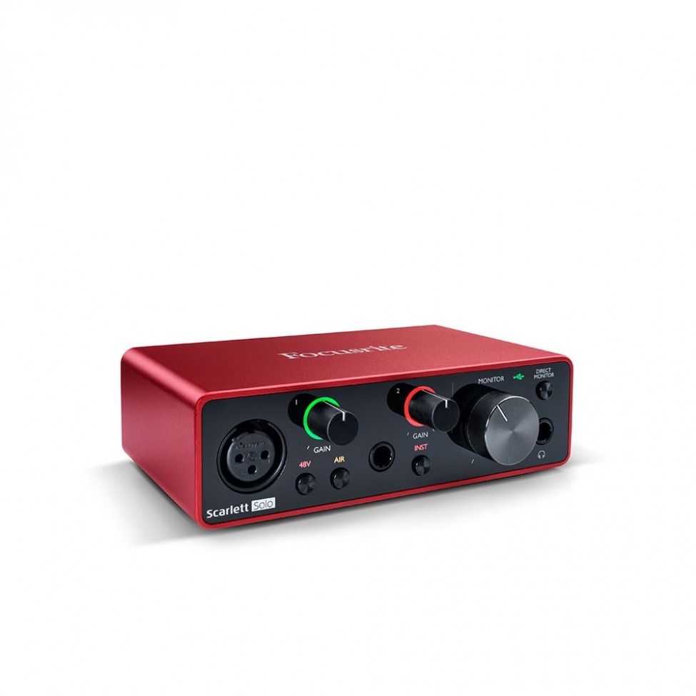 コムギ(Focusrite scarlett solo gen.3) Focusrite Scarlett Solo 3rd Gen - MEGA ZESTAW - Riff.net.pl