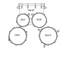 MAPEX TORNADO TND5844FTC FD PERKUSJA AKUSTYCZNA