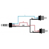 REDS STANDARD INS2 (1M) MJs/2R AU 16 10 - 2x RCA - JACK STEREO 3.5