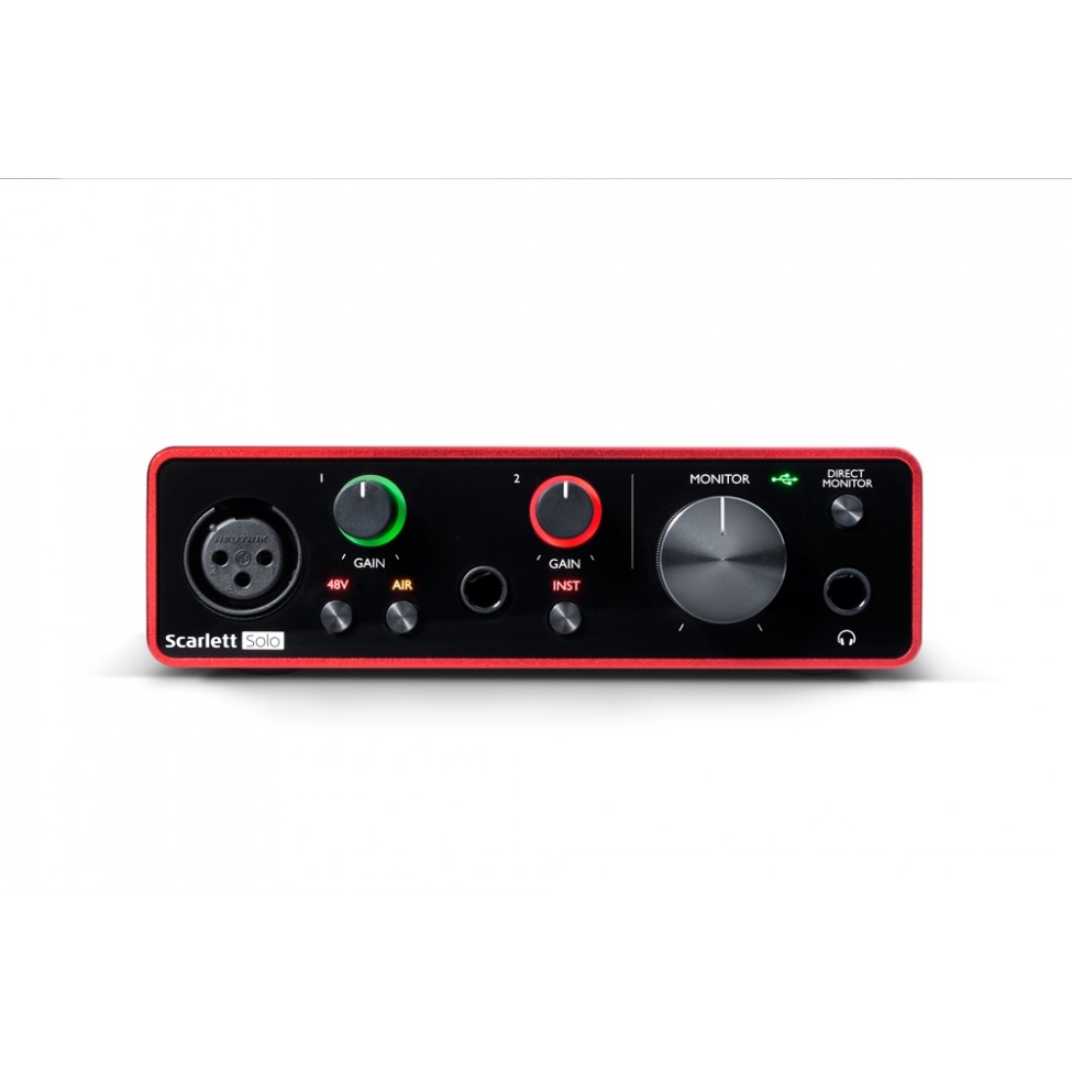 FOCUSRITE SCARLETT SOLO 3GEN ZESTAW Z MIKROFONEM AT2020
