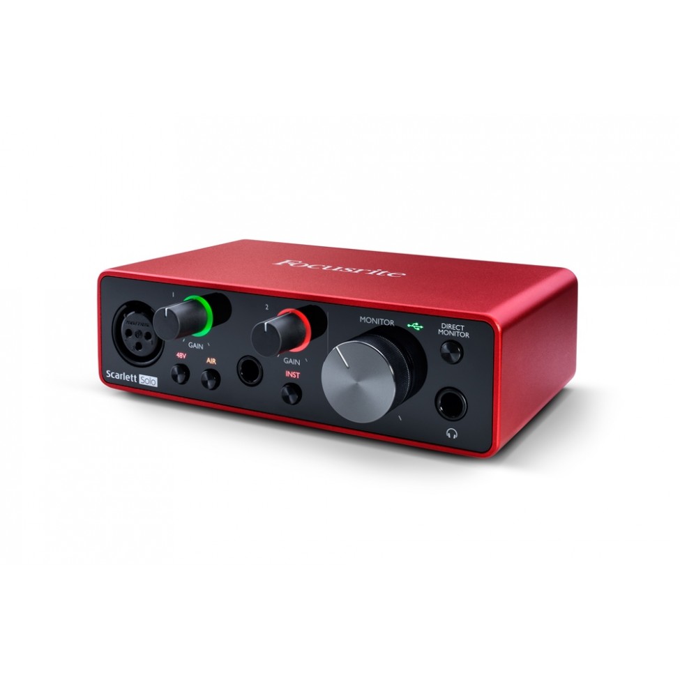 Focusrite Scarlett Solo & AT2020 セット Podcast Recording Bundle Focusrite Scarlett Solo w/ Audio