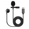 FZONE KM-05 - MIKROFON KRAWATOWY ZE SŁUCHAWKĄ (USB C)