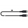QUIK LOK SX-164-3 - KABEL MIDI 3M