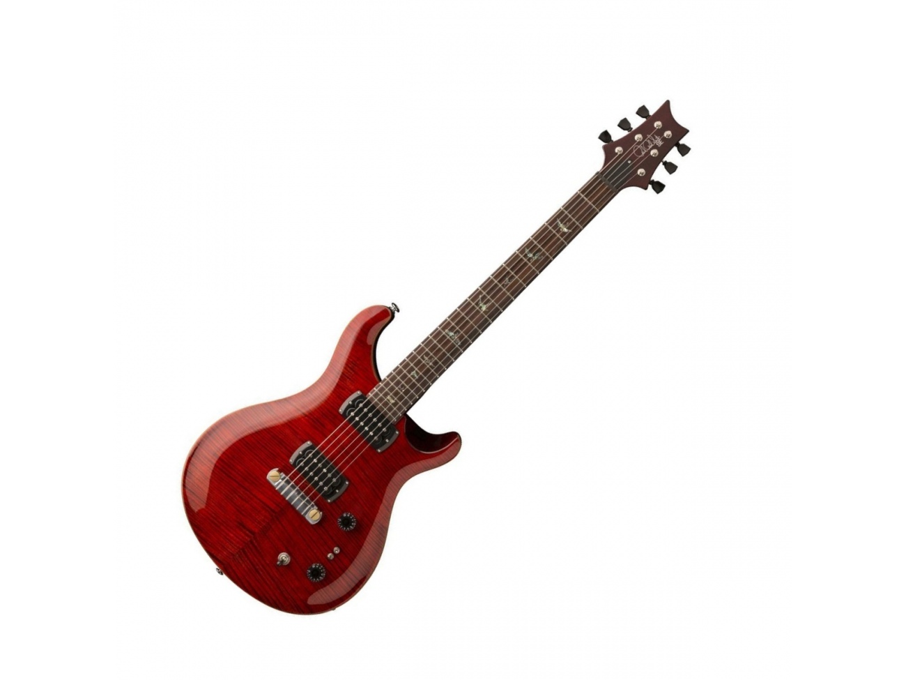 PRS SE PAULS GUITAR FIRE RED