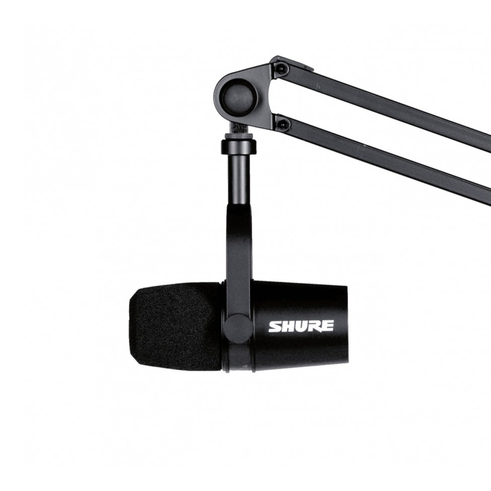 SHURE MV7-K + STATYW RODE PSA1 - Riff.net.pl