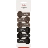 FENDER CABLES TIES 7, 3 BLK/3 BRN