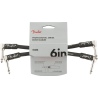 FENDER PRO 6 CABLE BLK 2 PACK KABLE MIĘDZY EFEKTAMI