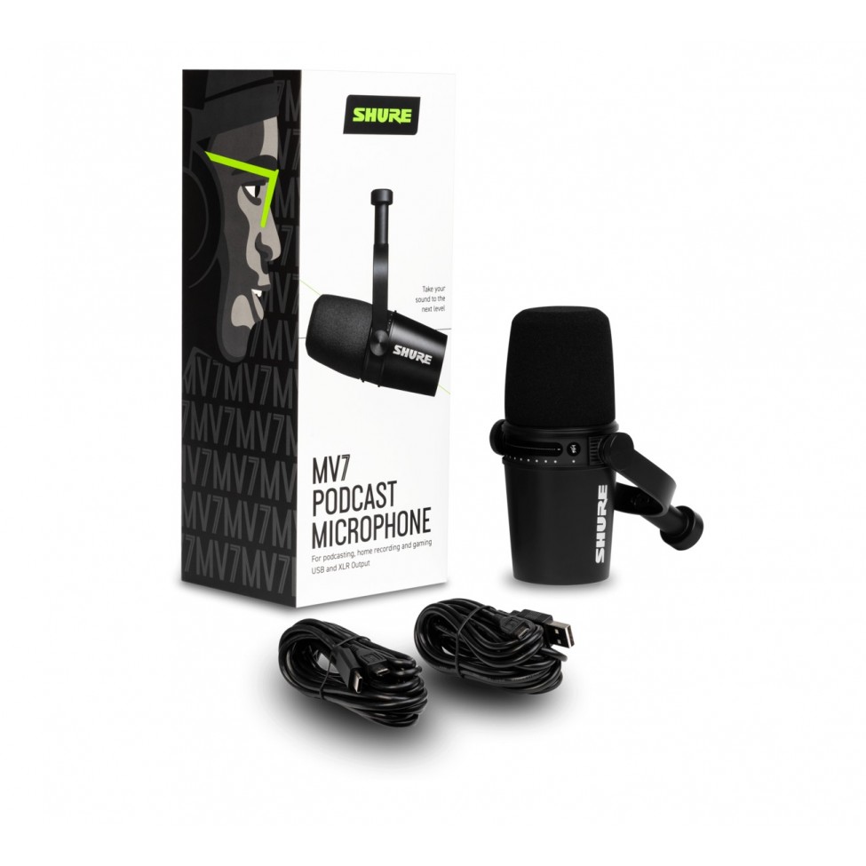 SHURE MV7 マイク MV7 - Mikrofon do podcastów - Shure Polska