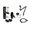 SHURE MV7-K + STATYW RADIOWY + POP FILTR + KABEL