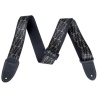 GRETSCH ALTERNAT PENGUINS STRAP BLK/GLD PASEK GITAROWY