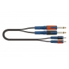 QUIK LOK RKSA130-2 (2m)- 2x Jack Mono 6.3 - 2 x RCA Male
