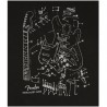 FENDER STRATOCASTER PATENT DRAWING S - KOSZULKA