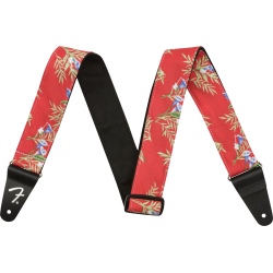 FENDER 2 HAWAIIAN STRAP RED...
