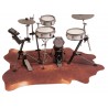 DRUM N'BASE VGN BRWN VEGAN DYWAN POD INSTRUMENTY