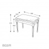 HM BG3/R WHITE POL (30)