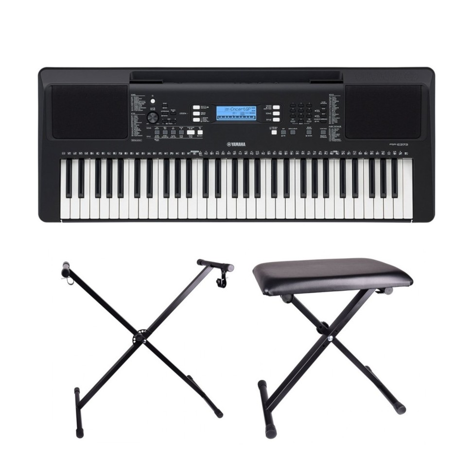YAMAHA キーボード PSR-E373 Amazon.co.jp: ヤマハ キーボード PSR-E373 61鍵盤 622音色 自動