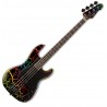 LTD SURVEYOR 87 RAINBOW CRACKLE - GITARA BASOWA