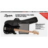 FENDER SQUIER PRECISION PJ BASS MN BLK R15 - ZESTAW BAS, WZMACNIACZ I AKCESORIA