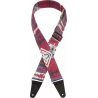 FENDER 2 ZION STRAP RED AZTEC - PASEK GITAROWY