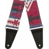 FENDER 2 ZION STRAP RED AZTEC - PASEK GITAROWY