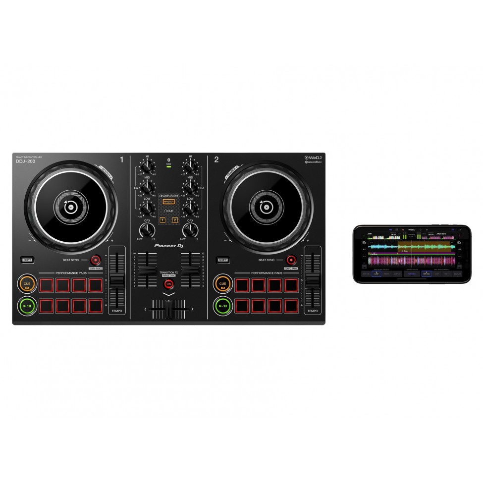 Pioneer DDJ - 200 DJコントローラー DDJ-200 (archived) 2-channel Smart DJ controller (black