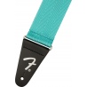 FENDER 2 AM PRO SEATBELT STRAP MIAMI BLUE - PASEK GITAROWY