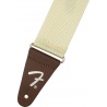 FENDER 2 AM PRO SEATBELT STRAP OLYMPIC WHITE - PASEK GITAROWY