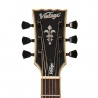 VINTAGE VMX SERIES V100 SATIN BLACK - GITARA ELEKTRYCZNA