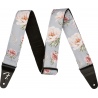 FENDER FLORAL STRAP GRAY - PASEK DO GITARY