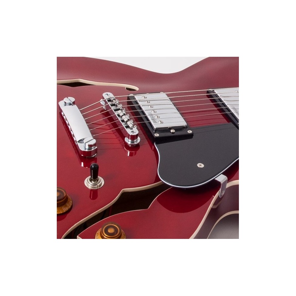 VINTAGE VSA500CR SEMI-HOLLOW - GITARA ELEKTRYCZNA - Riff.net.pl