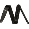 FENDER VEGAN LEATHER STRAP BLACK - PASEK WEGAŃSKI