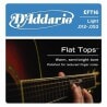 D'ADDARIO EFT16 STRUNY DO GITARY AKUSTYCZNEJ 12-53