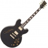 VINTAGE VSA500GBK SEMI-HOLLOW - GITARA ELEKTRYCZNA