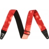FENDER TIE DYE ACID WASH STRAP RED - PASEK GITAROWY