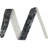 FENDER TIE DYE LEATHER STRAP BLACK - PASEK GITAROWY