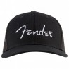 FENDER SILVER LOGO SNAPBACK HAT BLK - CZAPKA