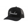 FENDER SILVER LOGO SNAPBACK HAT BLK - CZAPKA
